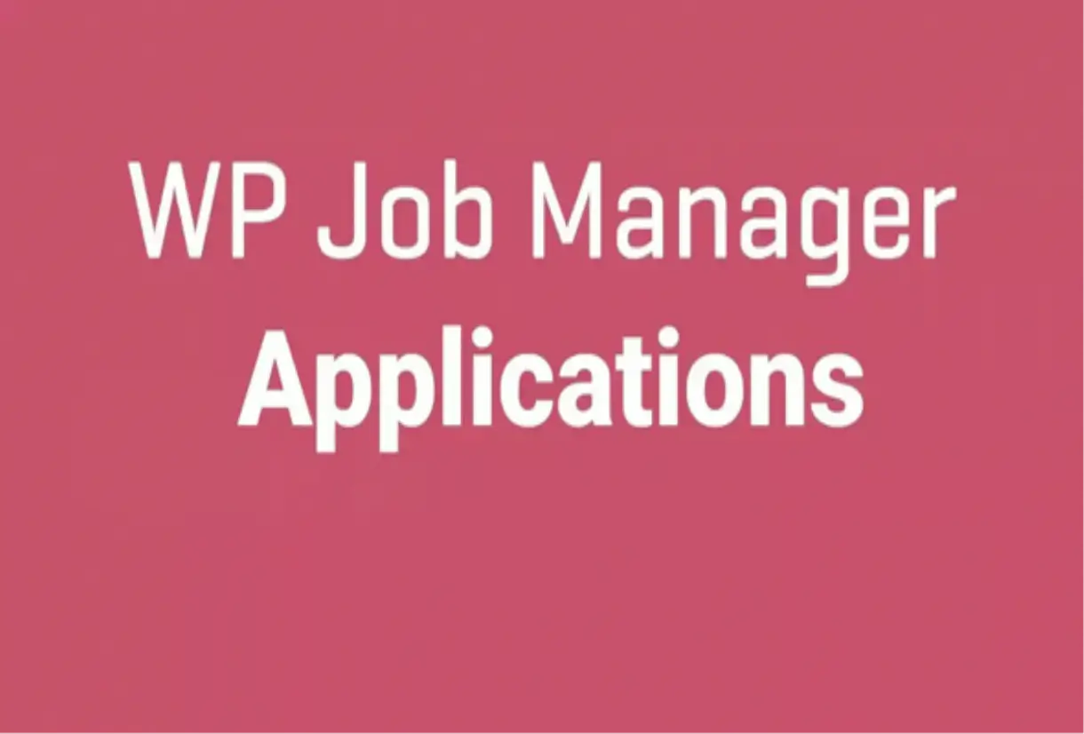 WP Job Manager Applications Nulled